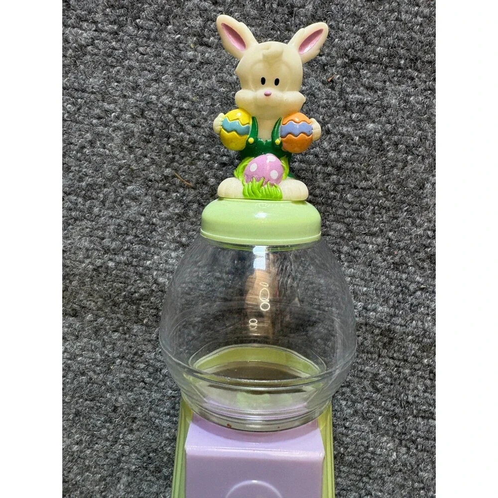 Easter Bunny Vintage GUMBALL MACHINE Vintage 90s 8